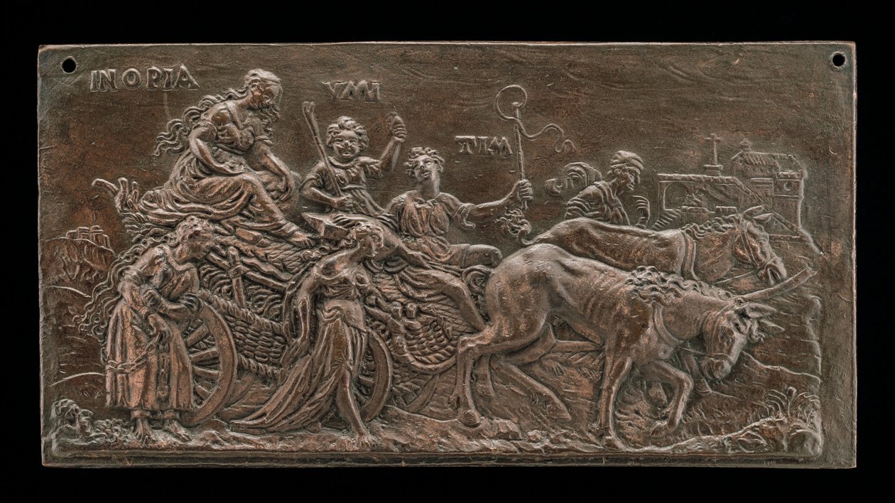 Fattigdommens triumf, ca. 1600. af Unbekannt