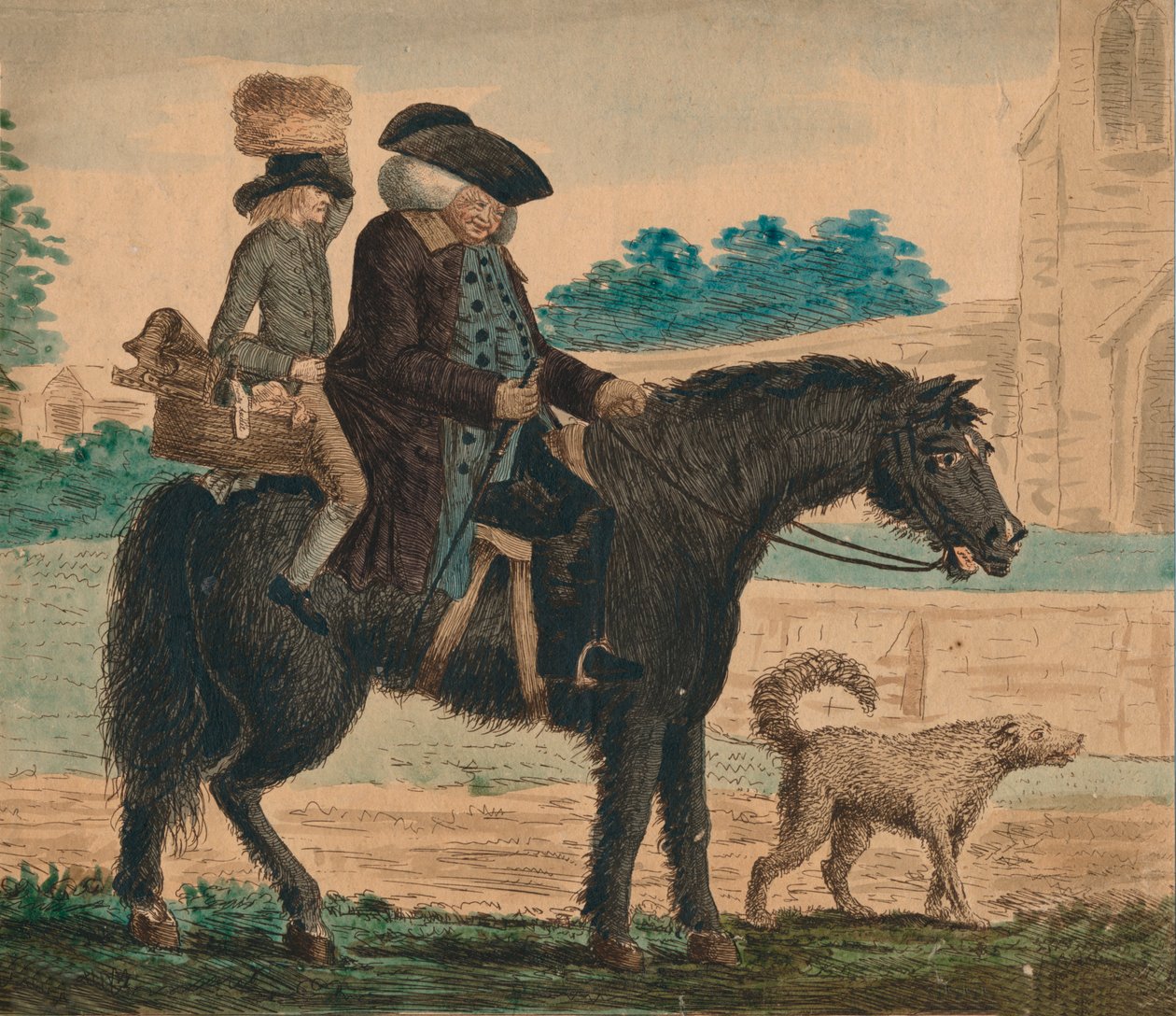 Den triumferende indgang af et Peck-brød til Grandchester, c1787. af Unbekannt