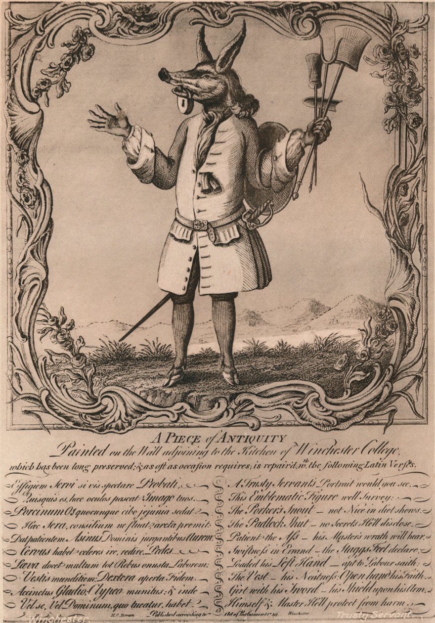 The Trusty Servant, 1579 begyndelsen af det 20. århundrede af Unbekannt