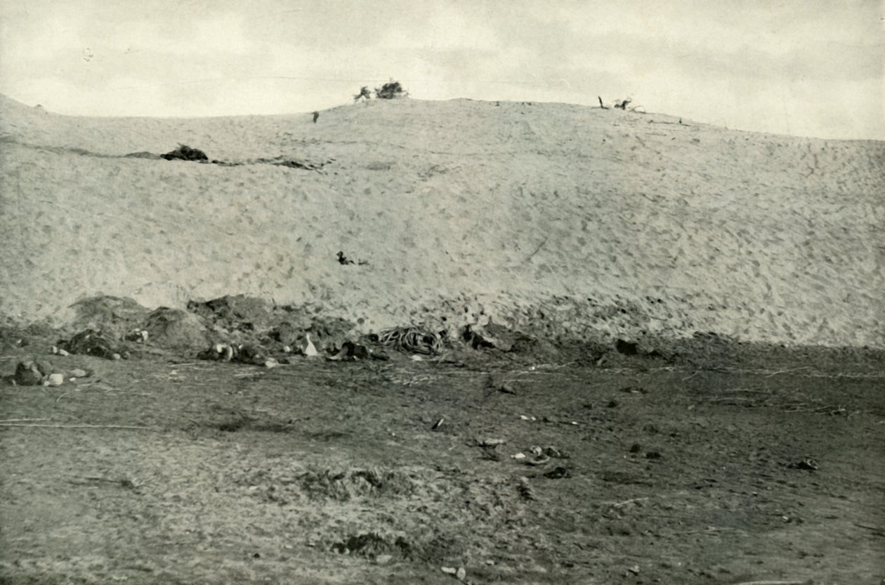 Det tyrkiske nederlag ved Suez-kanalen, c1915, 1919. af Unbekannt