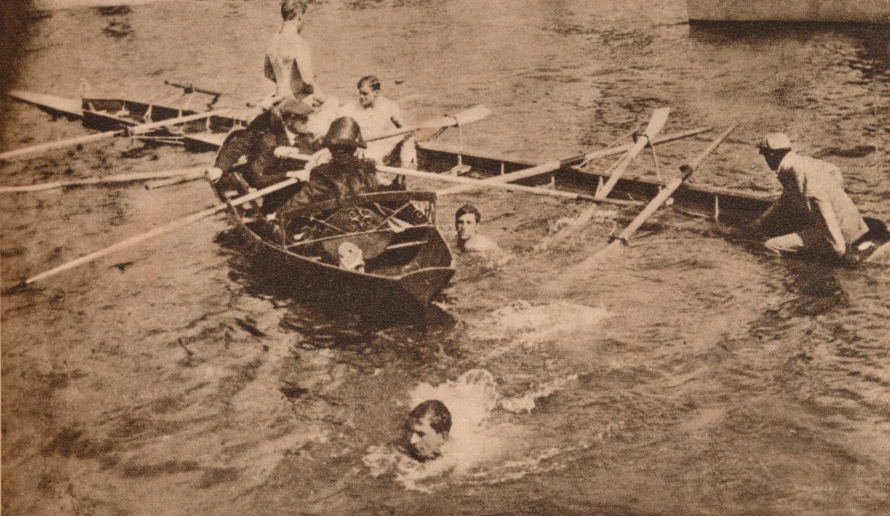University Boat Race, marts 1912 1935 af Unbekannt