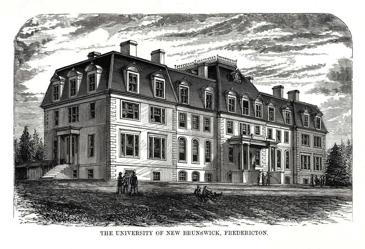 University of New Brunswick, Fredericton, Canada, 1800-tallet af Unbekannt