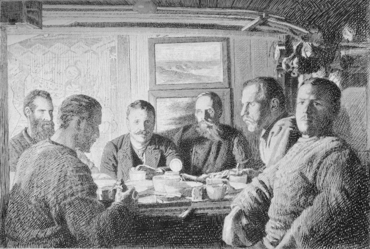 Den øverste ende af nadverbordet. 15. februar 1895, 1897 af Unbekannt