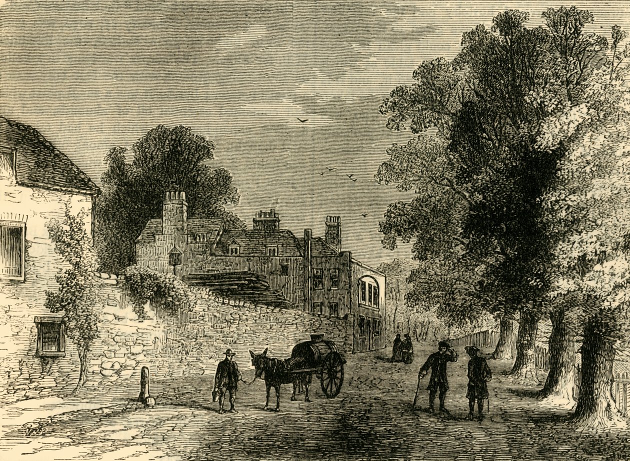Den øvre kolbe, omkring 1800, c1876. af Unbekannt