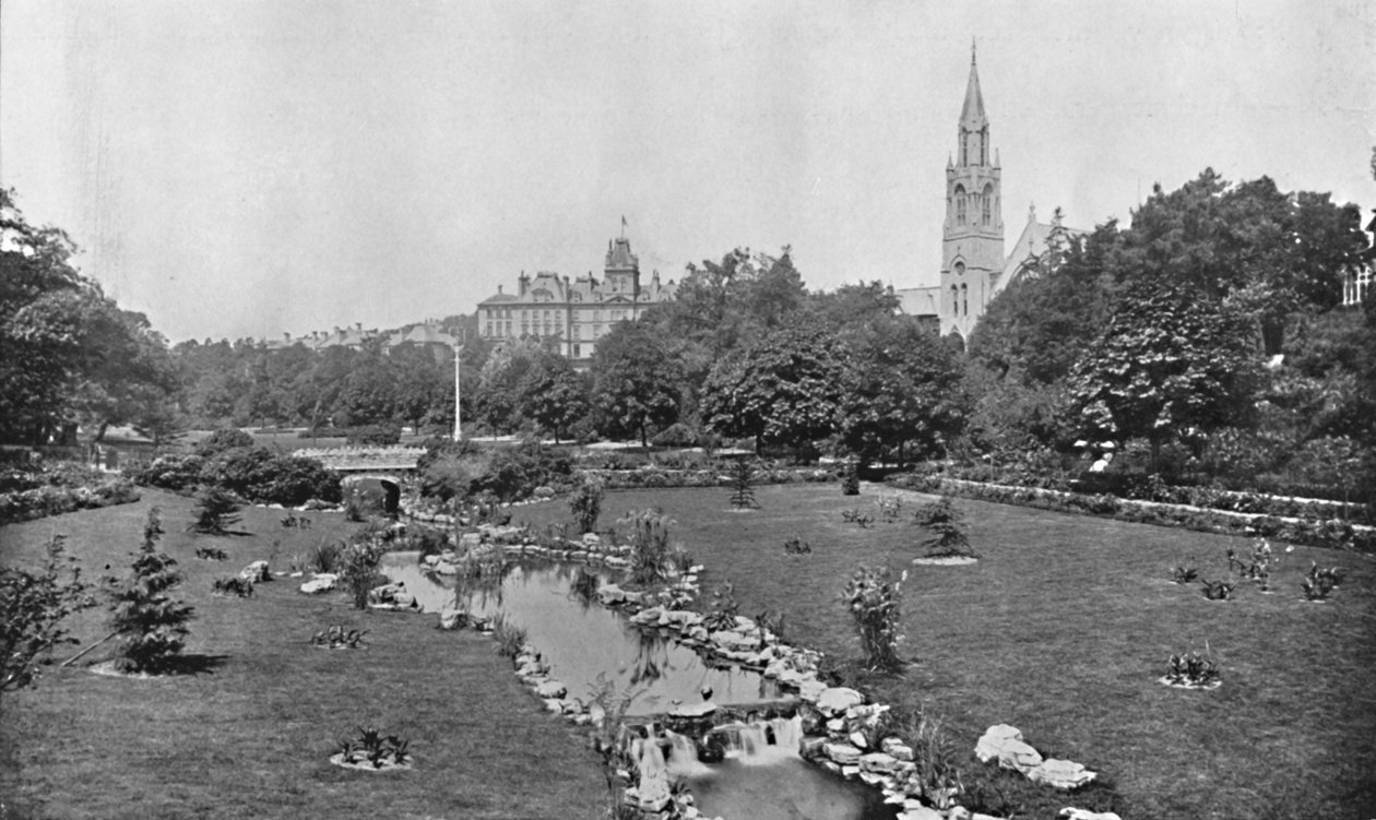 The Upper Gardens, c1910 af Unbekannt