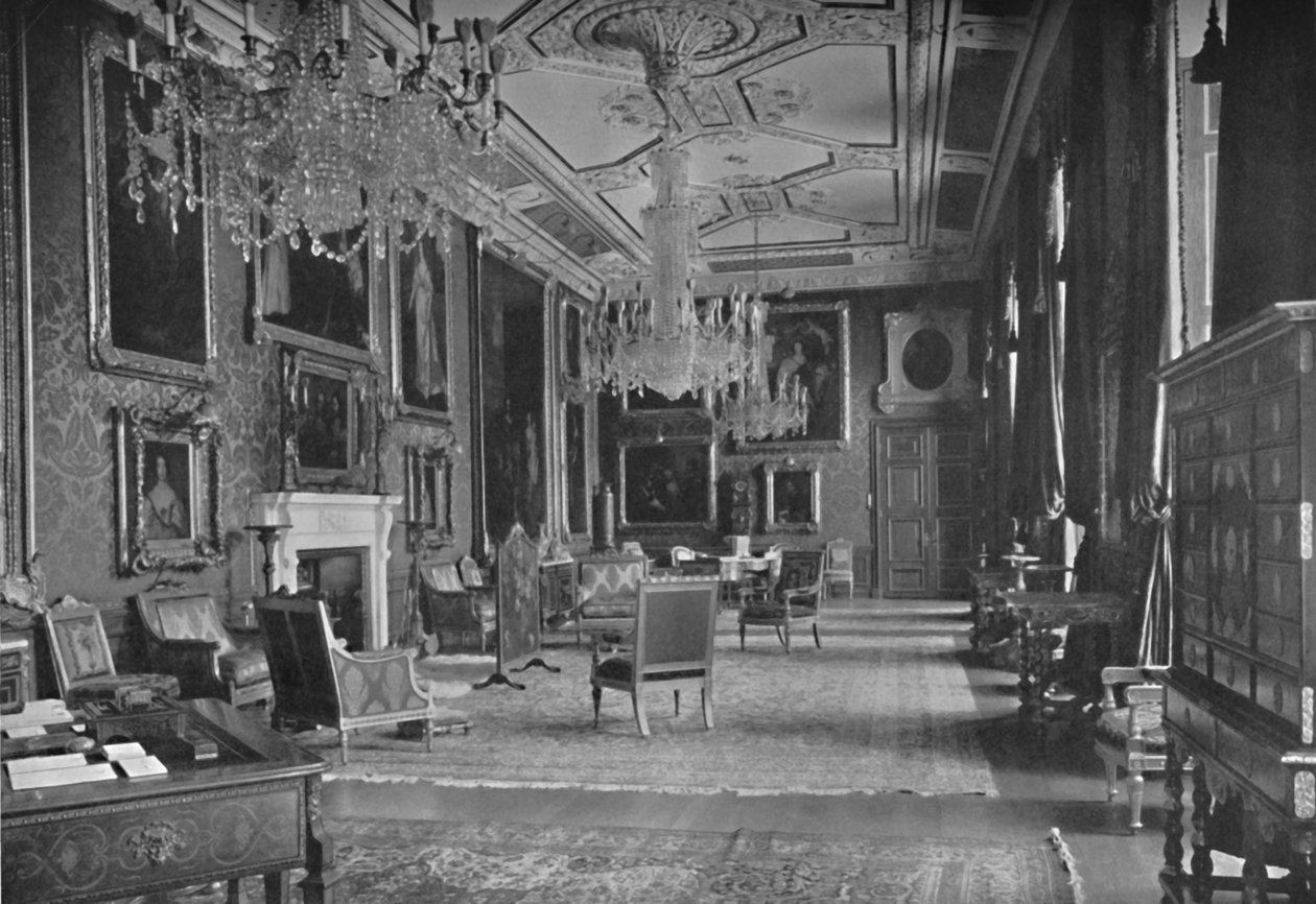 Van Dyck Room, Windsor Castle, 1927 af Unbekannt