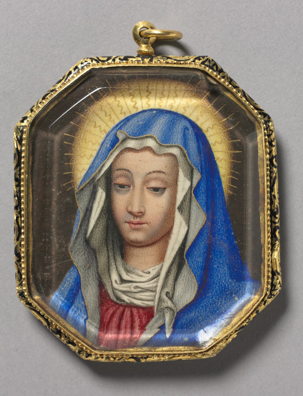 Jomfruen og den hellige Frans med Kristusbarnet, ca. 1660. af Unbekannt