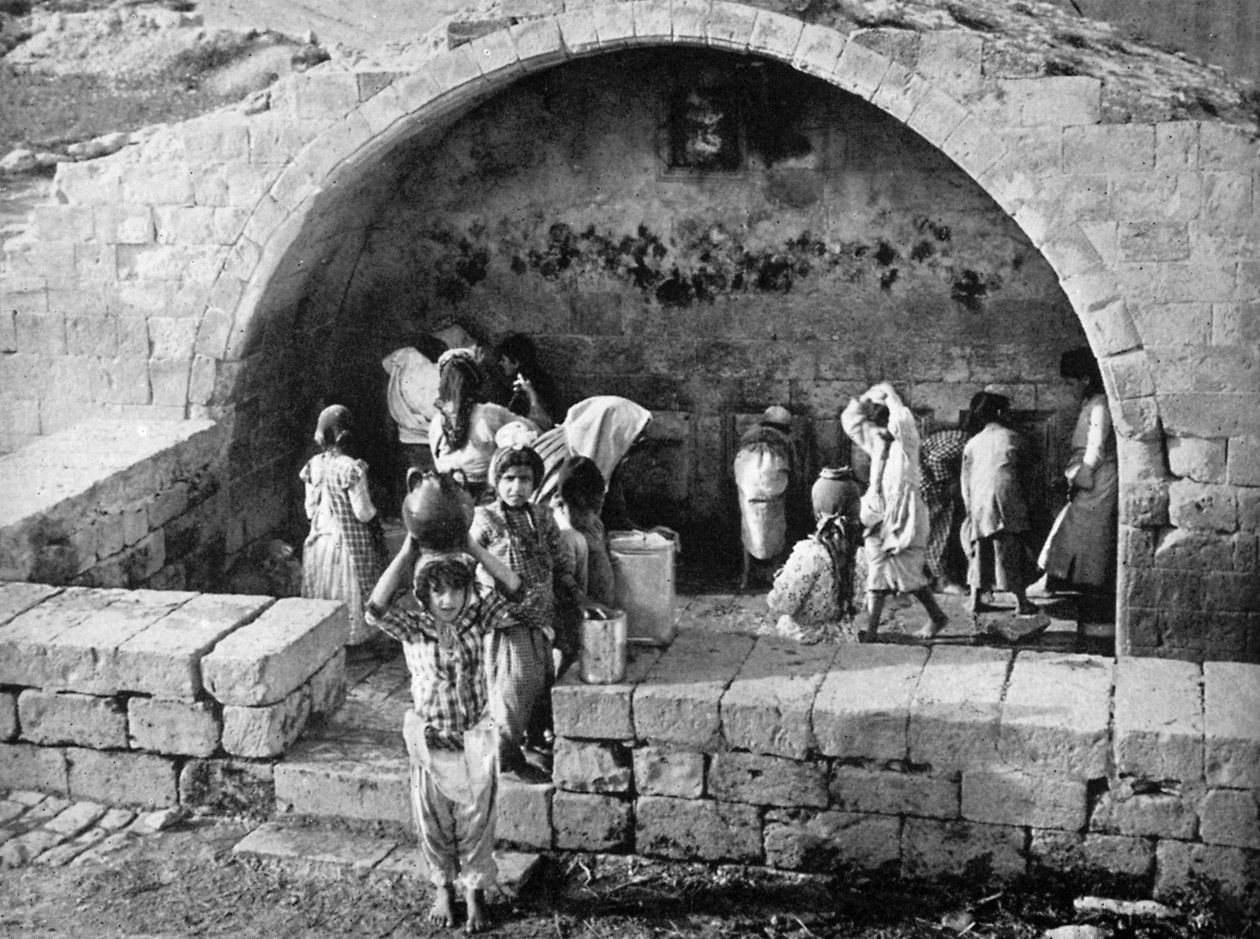 Jomfrubrønden i Nazareth, 1926 af Unbekannt
