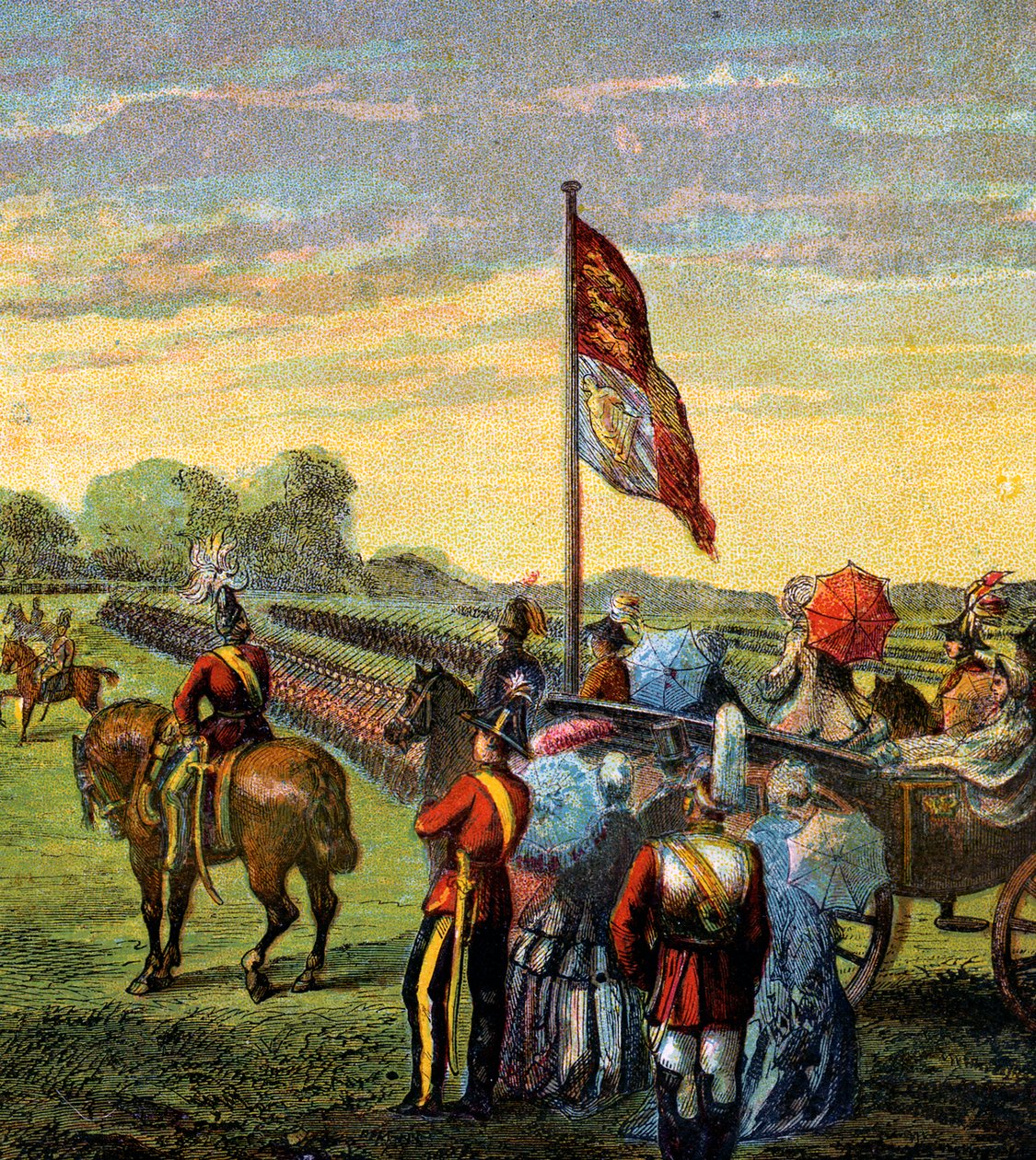 The Volunteer Review, c1850