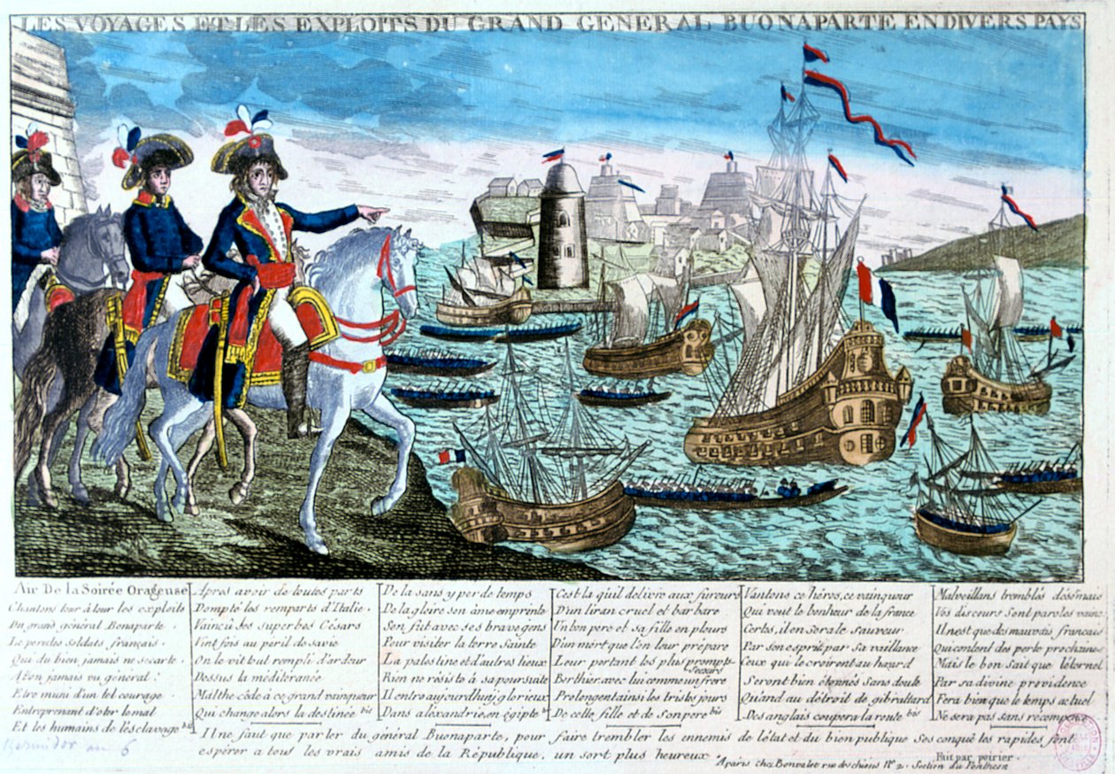 General Bonapartes rejser og udnyttelser, 1800-tallet af Unbekannt