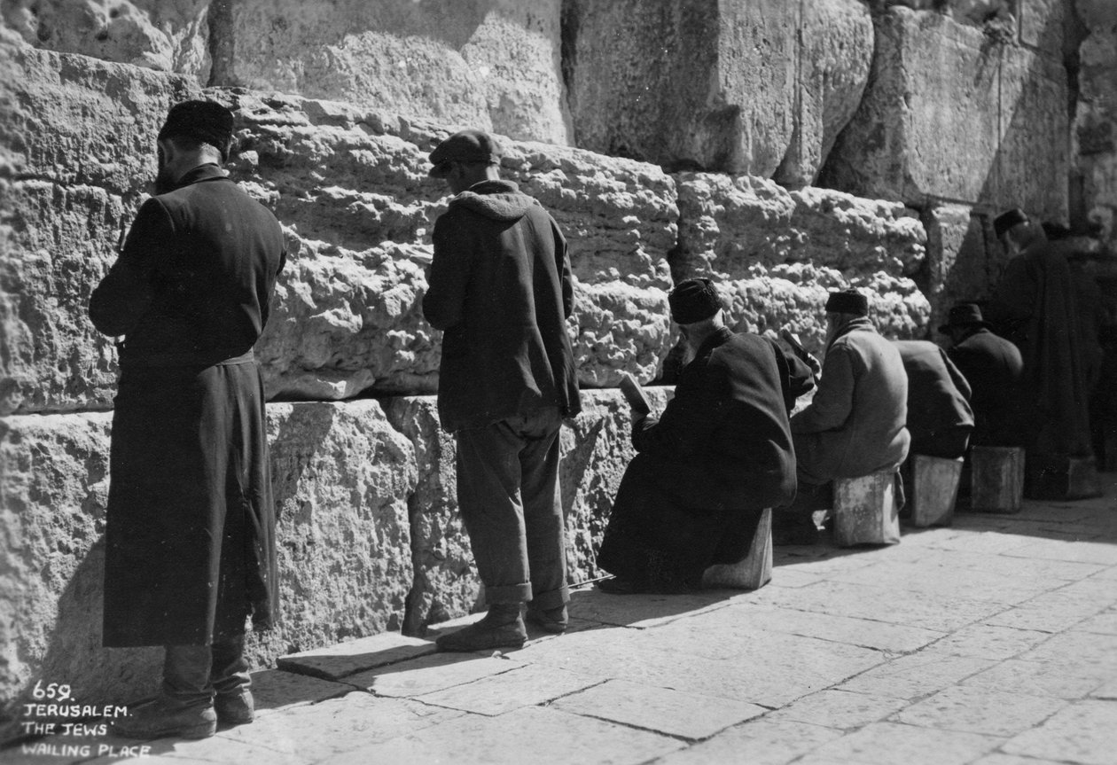 Grædemuren, Jerusalem, c1920