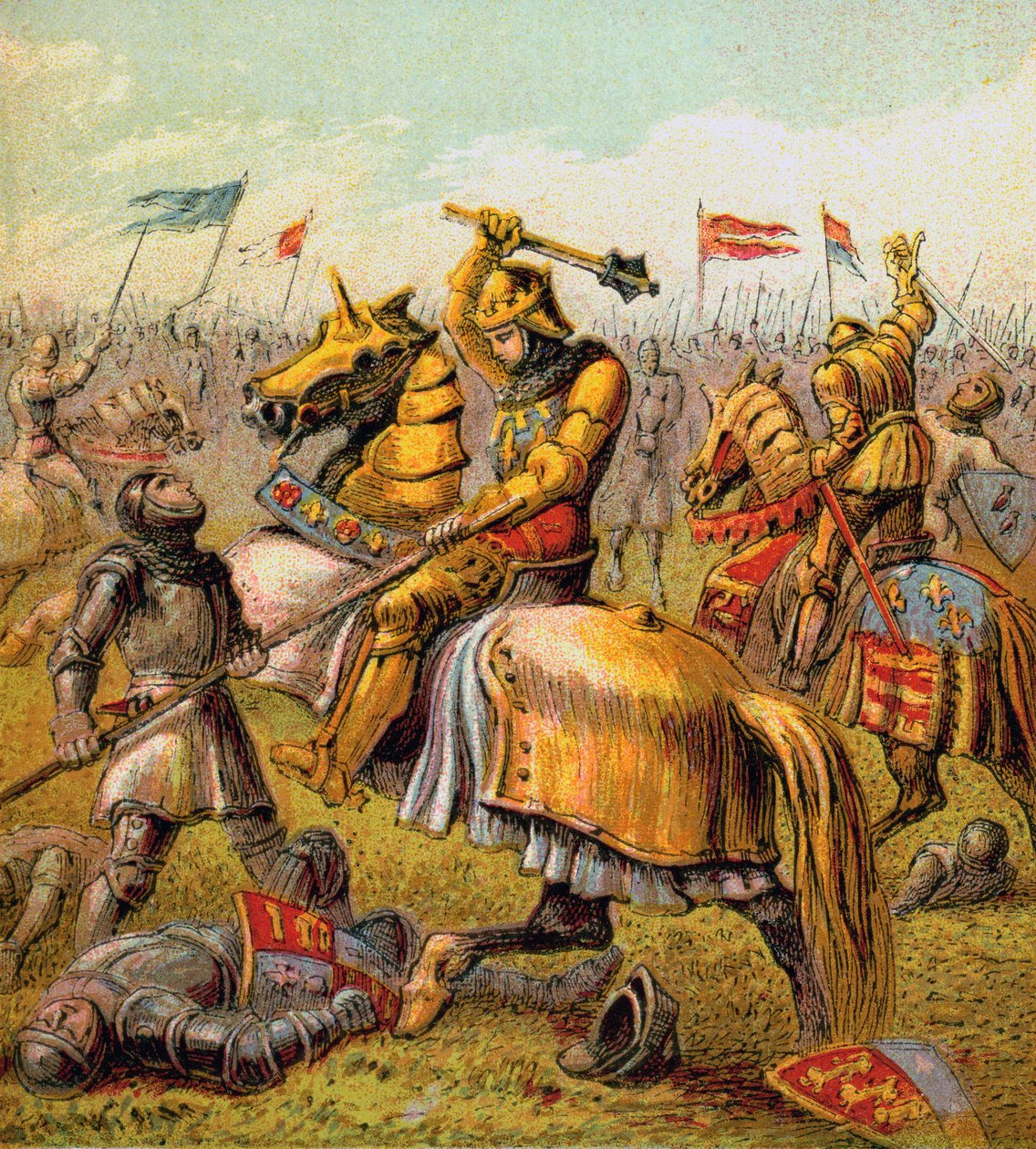The War Of The Roses, 1455-1485, c1850 af Unbekannt