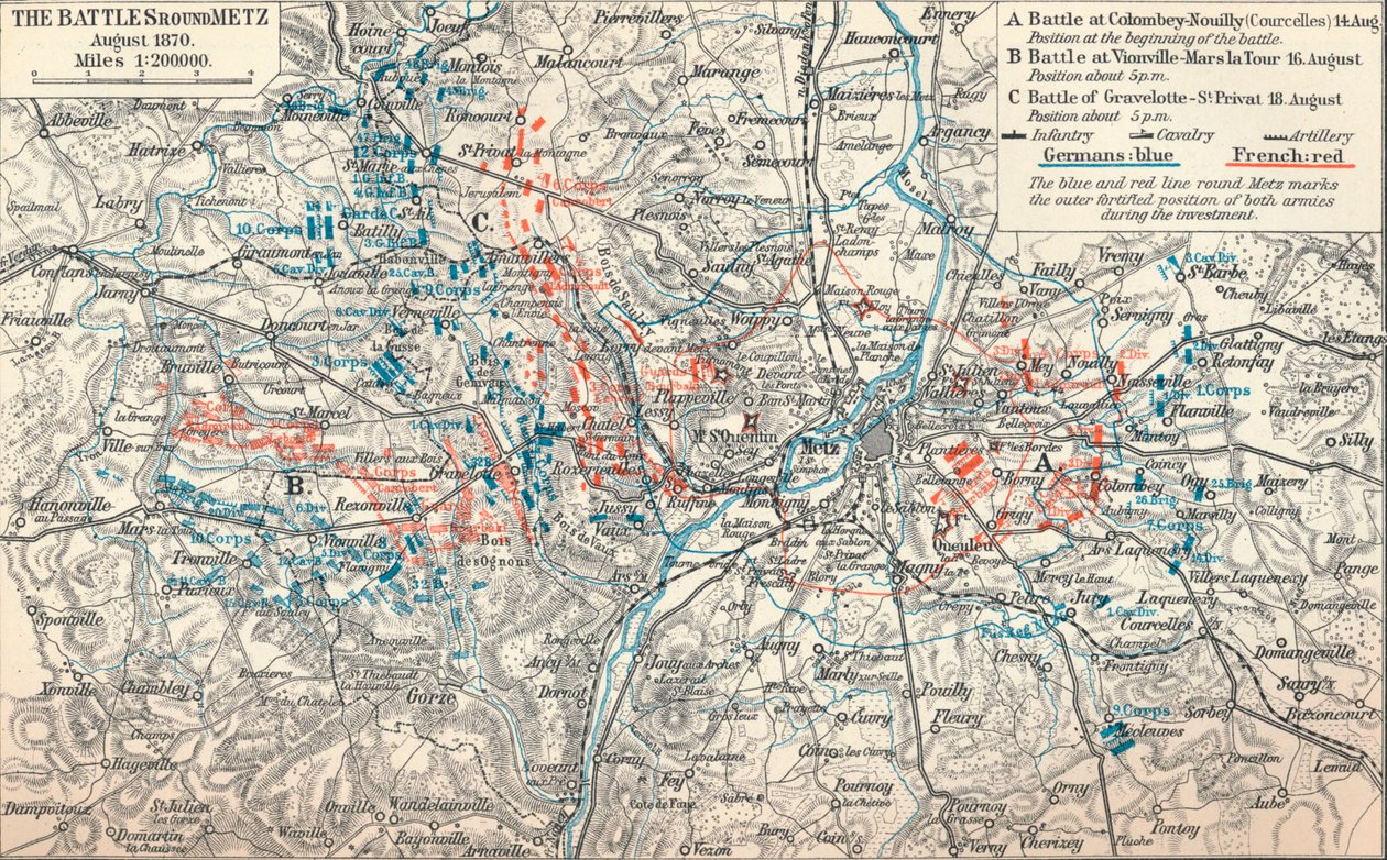 Krigen 1870-71. Fra den preussiske generalstabs og andre kilders planer, 1907 af Unbekannt