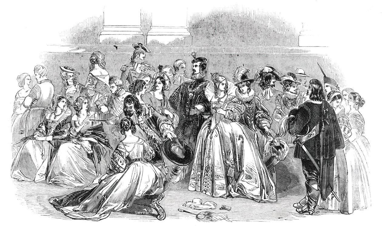 Waverley Ball, 1844. af Unbekannt