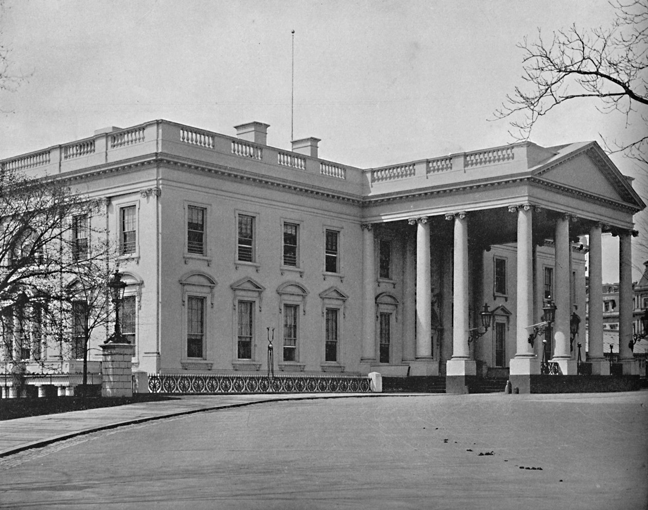 Det Hvide Hus, Washington D.C., c1897. af Unbekannt