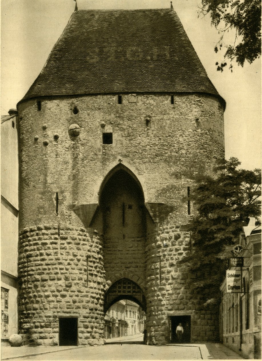 Wienerporten, Hainburg an der Donau, Nedre Østrig, c1935. af Unbekannt