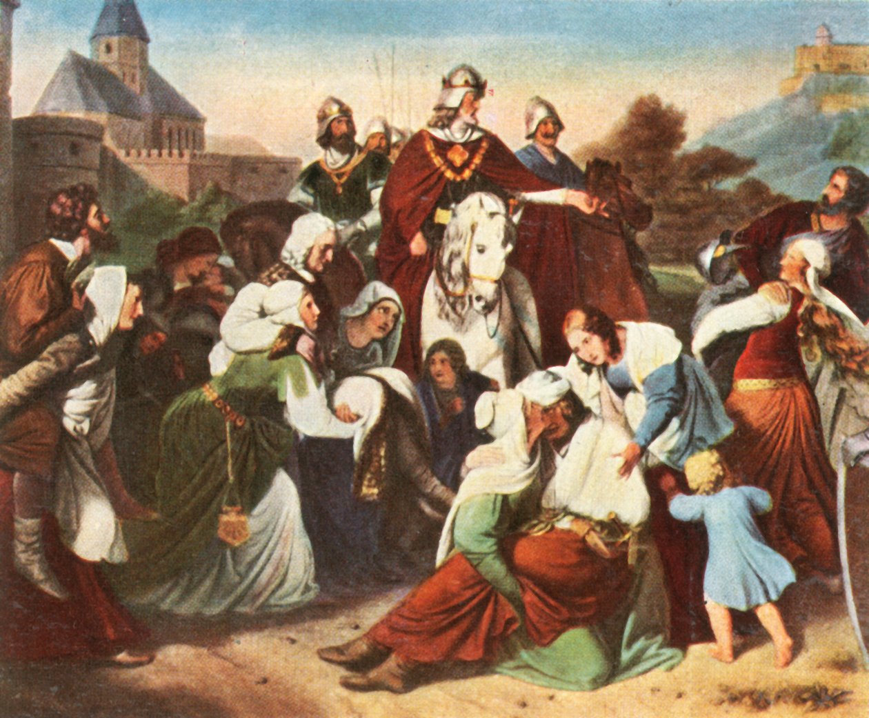 Kvinderne fra Weinsberg, 21. december 1140, 1936. af Unbekannt