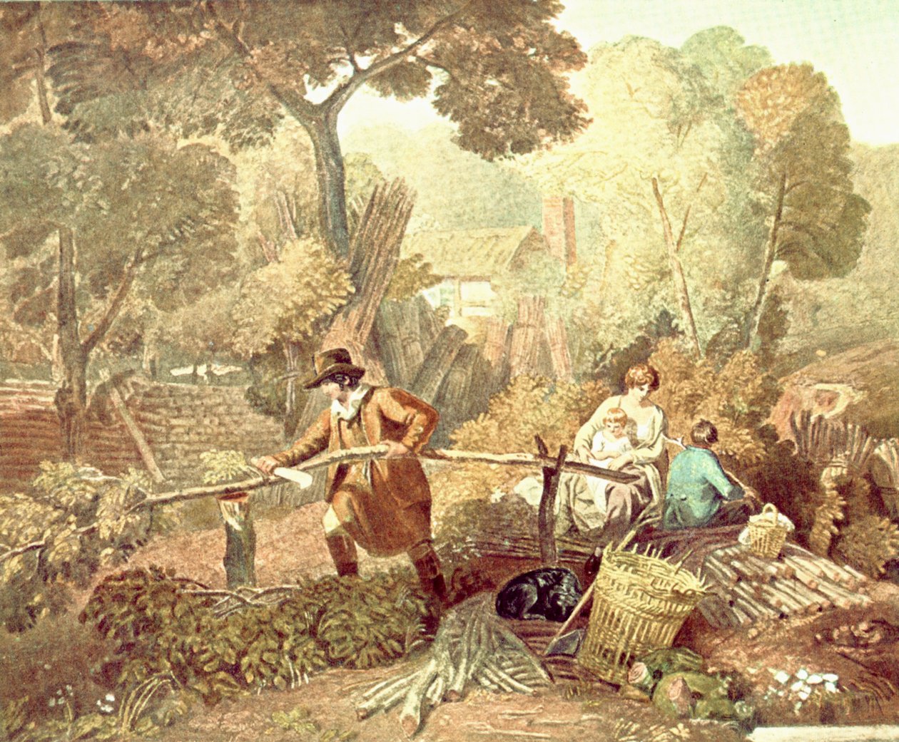 Skovhuggeren, 1812, c1900. af Unbekannt