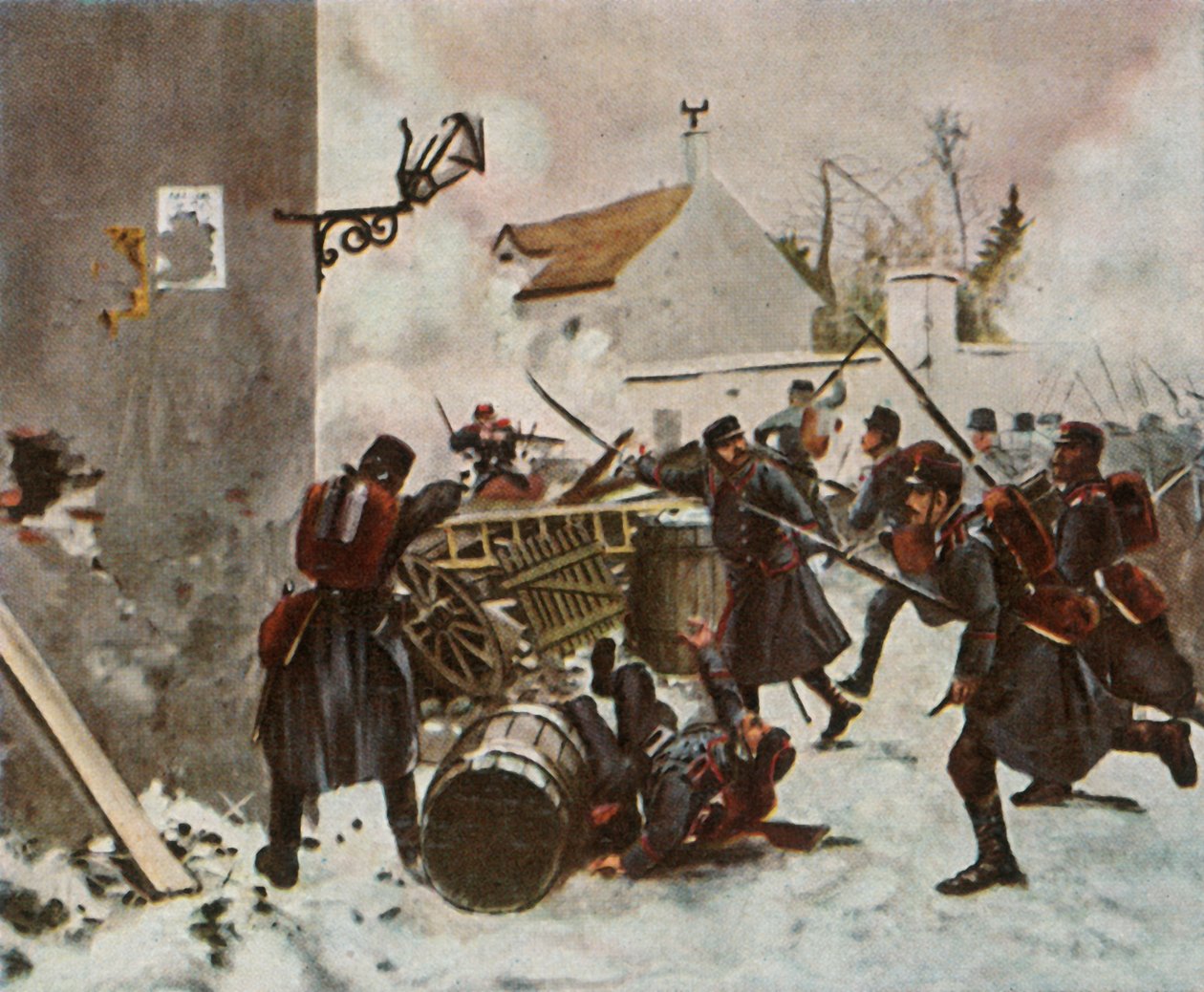 Württemberg-divisionen i Champigny, 2. december 1870, 1936. af Unbekannt