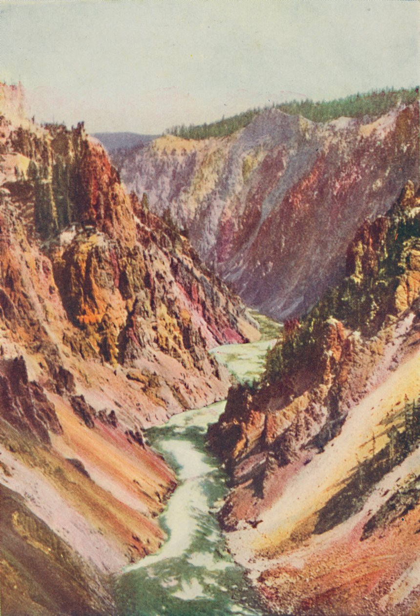 Yellowstone River, 1916 af Unbekannt