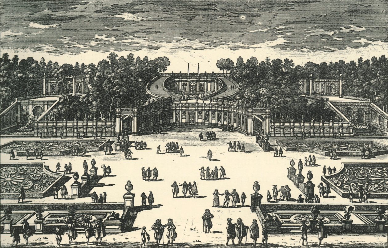 Amfiteatret i Villa Pamphili, 1670, 1903. af Unbekannt