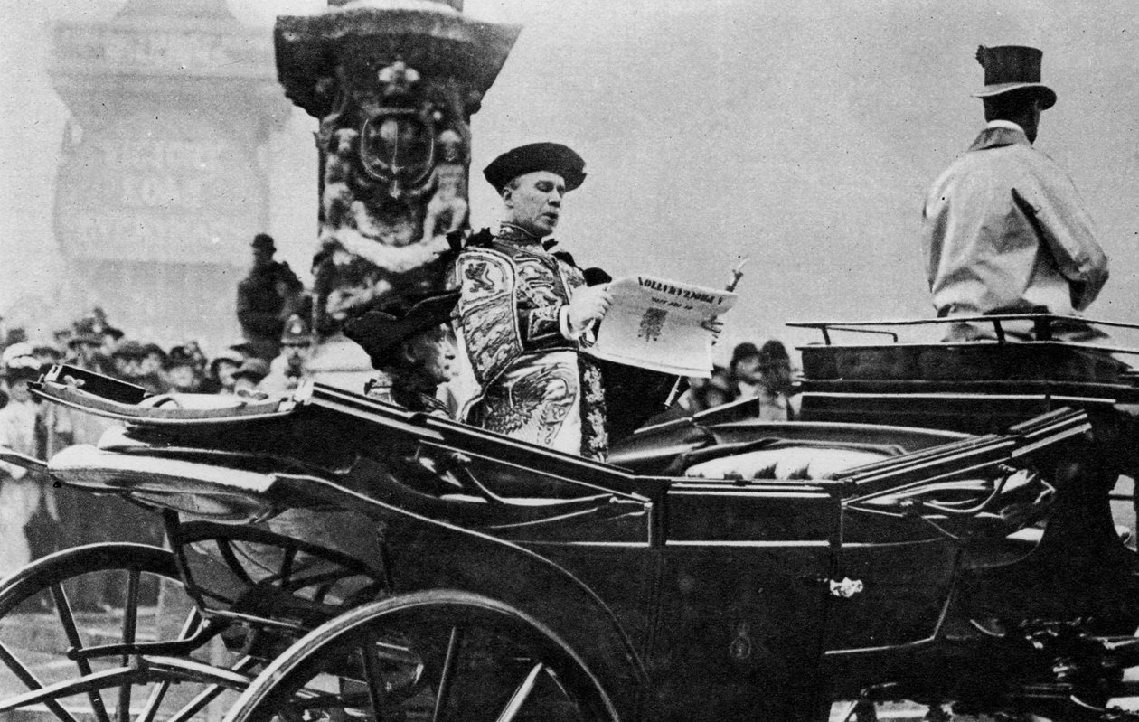 Bekendtgørelsen af Versailles-traktaten i hele England ved Royal Proclamation, 1919, 1937 af Unbekannt