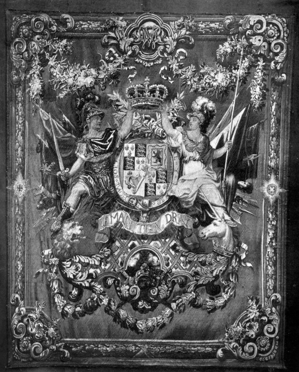 William og Marys våben, 1689-1694 1930 af Unbekannt
