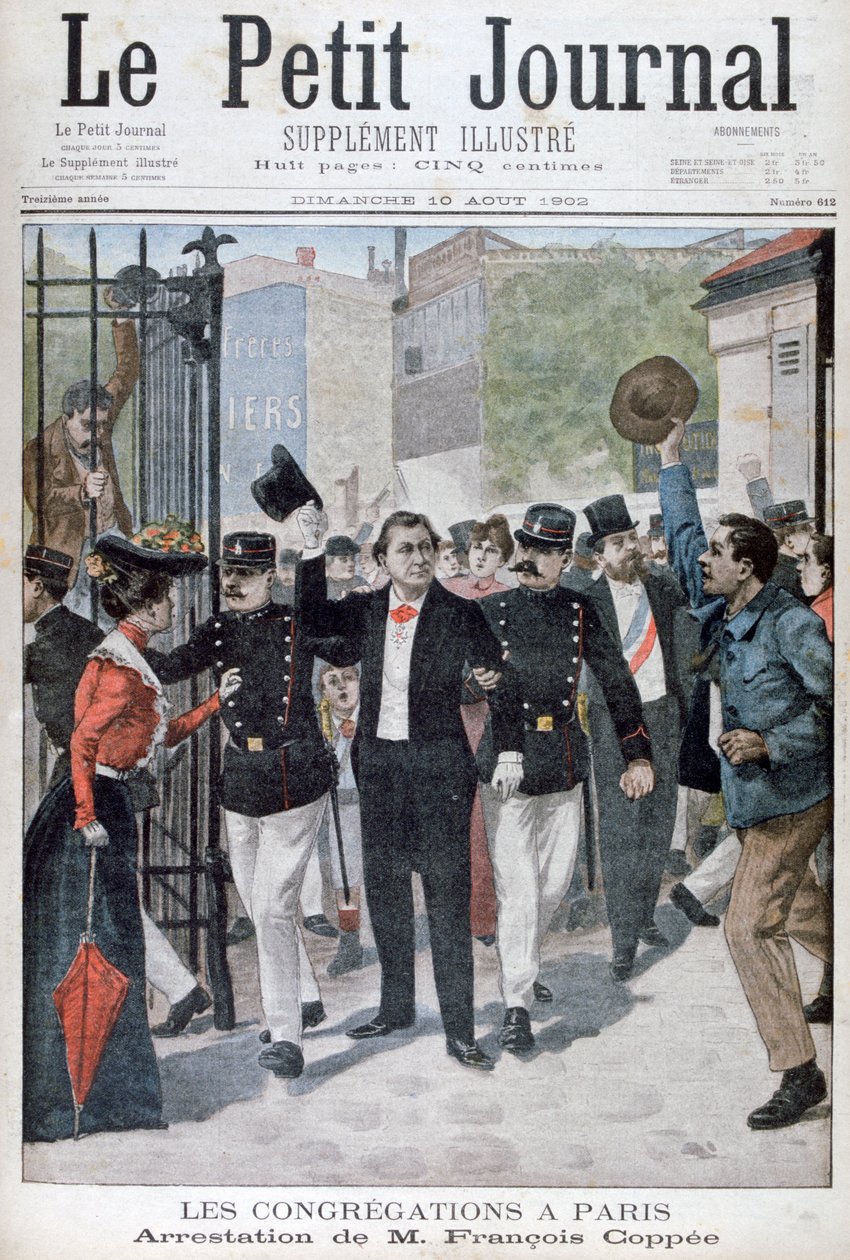 Anholdelsen af Francois Coppee, 1902 af Unbekannt