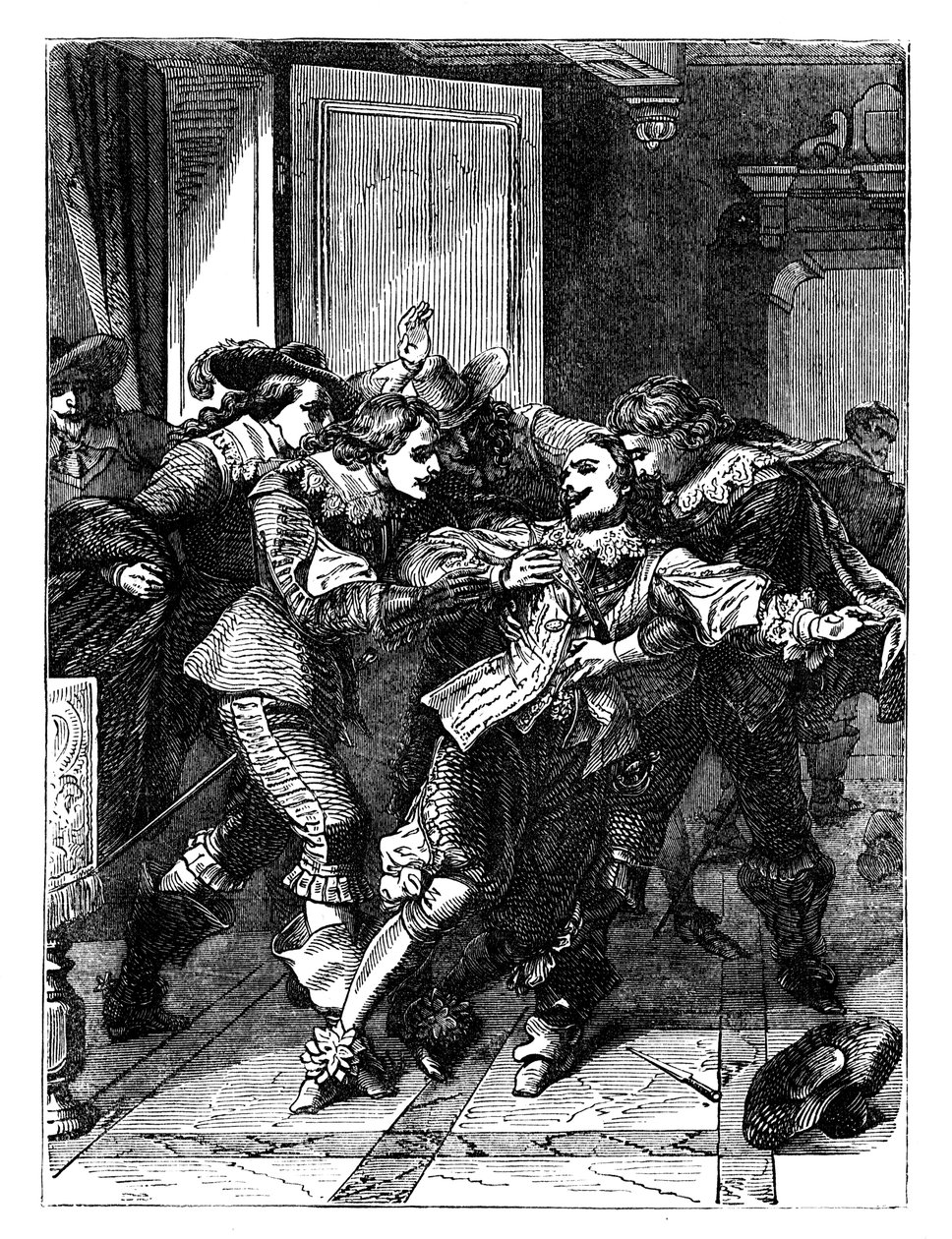 Mordet på hertugen af Buckingham, c1902 af Unbekannt