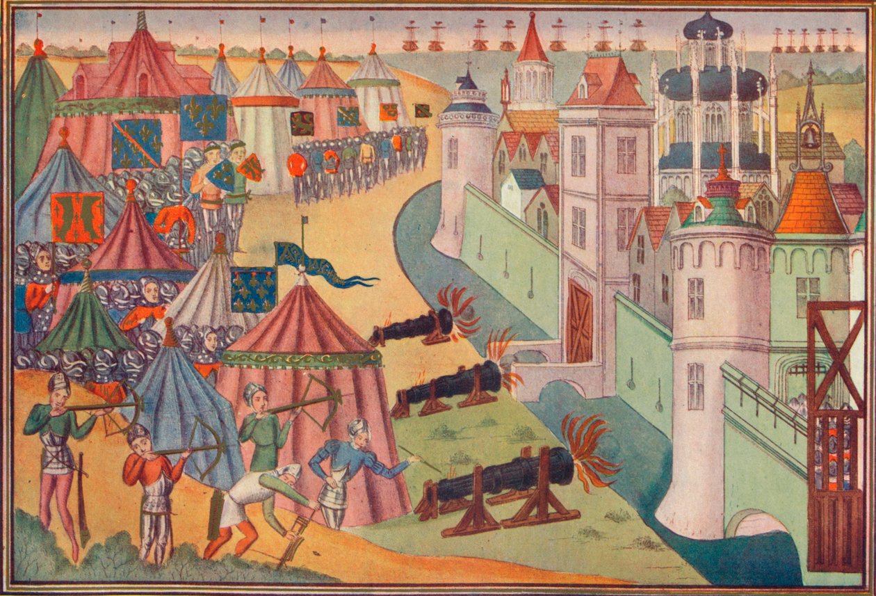 Angrebet på den stærke by i Afrika, 1390 1905 af Unbekannt