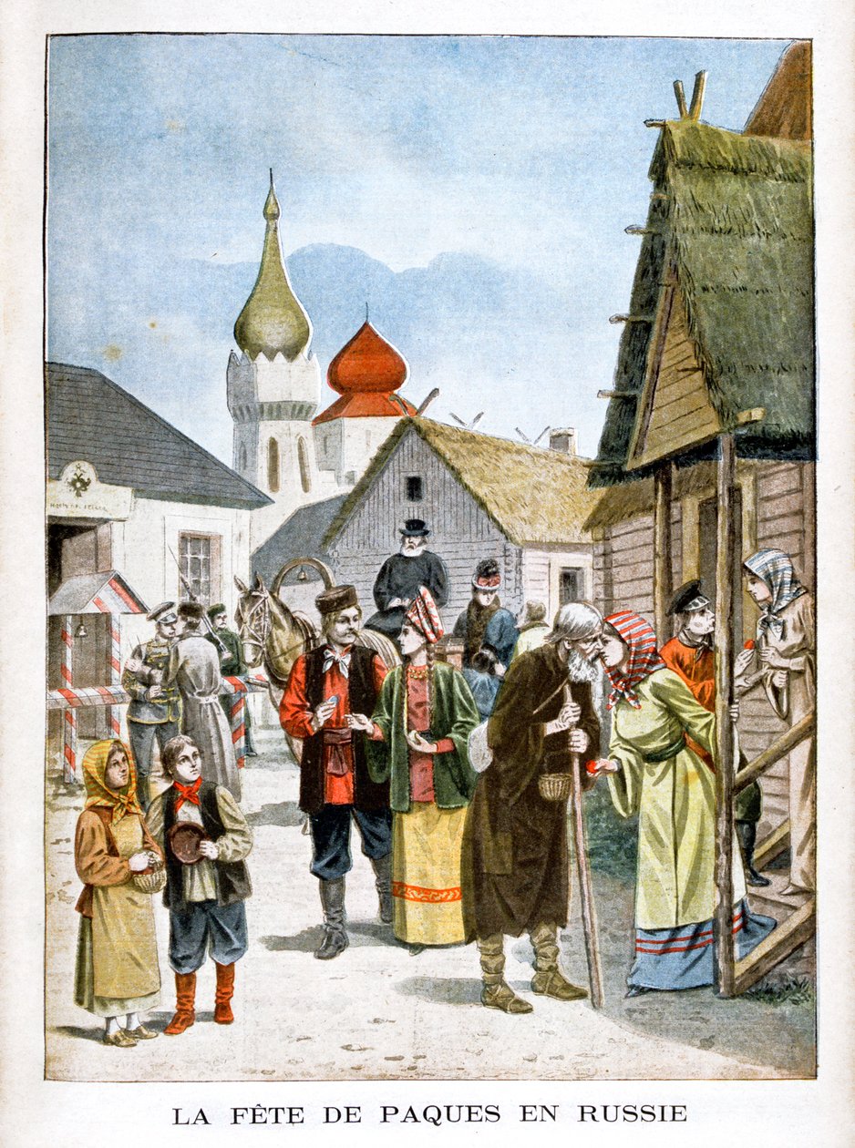 Tøndefesten, Rusland, 1901 af Unbekannt