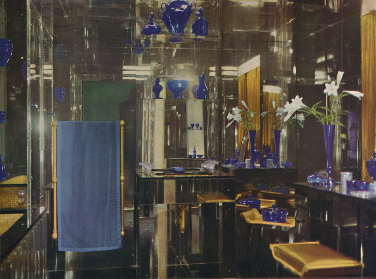 Badeværelset i Gayfere House, London, 1936 af Unbekannt