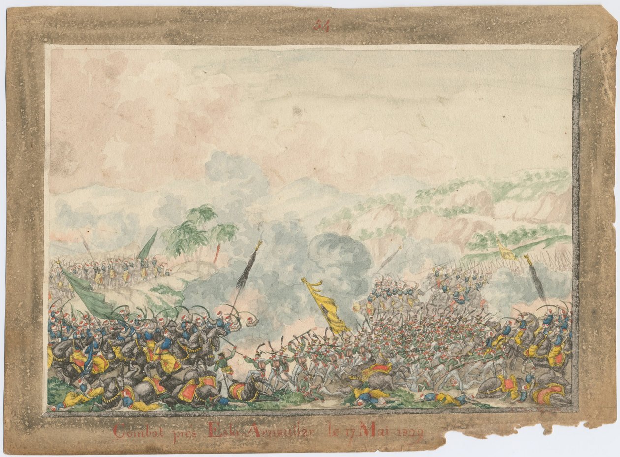 Slaget nær Provadia i maj 1829, 1829 af Unbekannt
