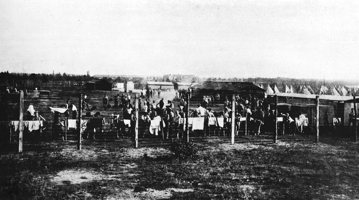 KZ-lejren ved Frith Hill, Camberley, 1914, 1915 af Unbekannt
