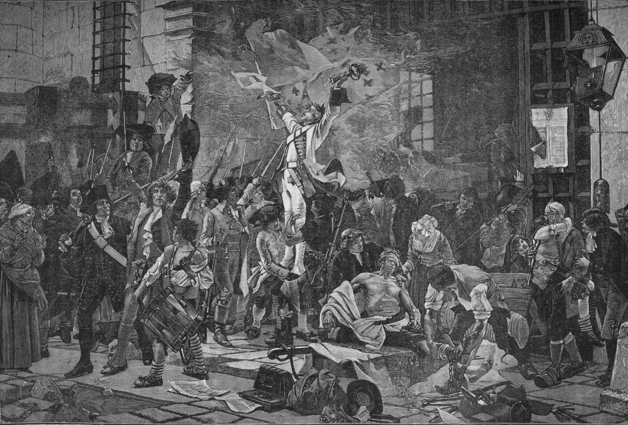 Erobrerne af Bastillen, 1789 1905. af Unbekannt