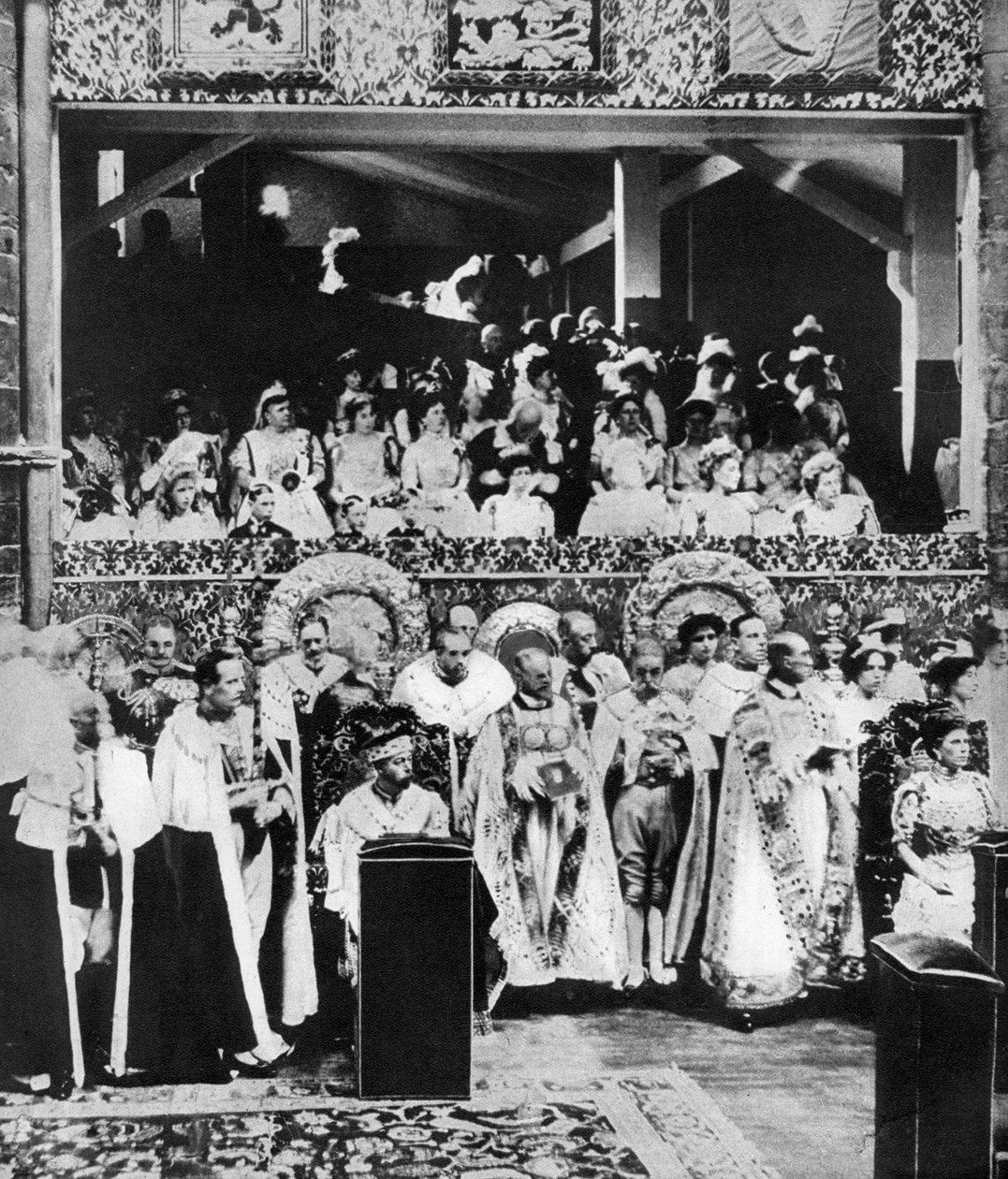 Kroningen af kong George V, Westminster Abbey, 22. juni 1911 af Unbekannt