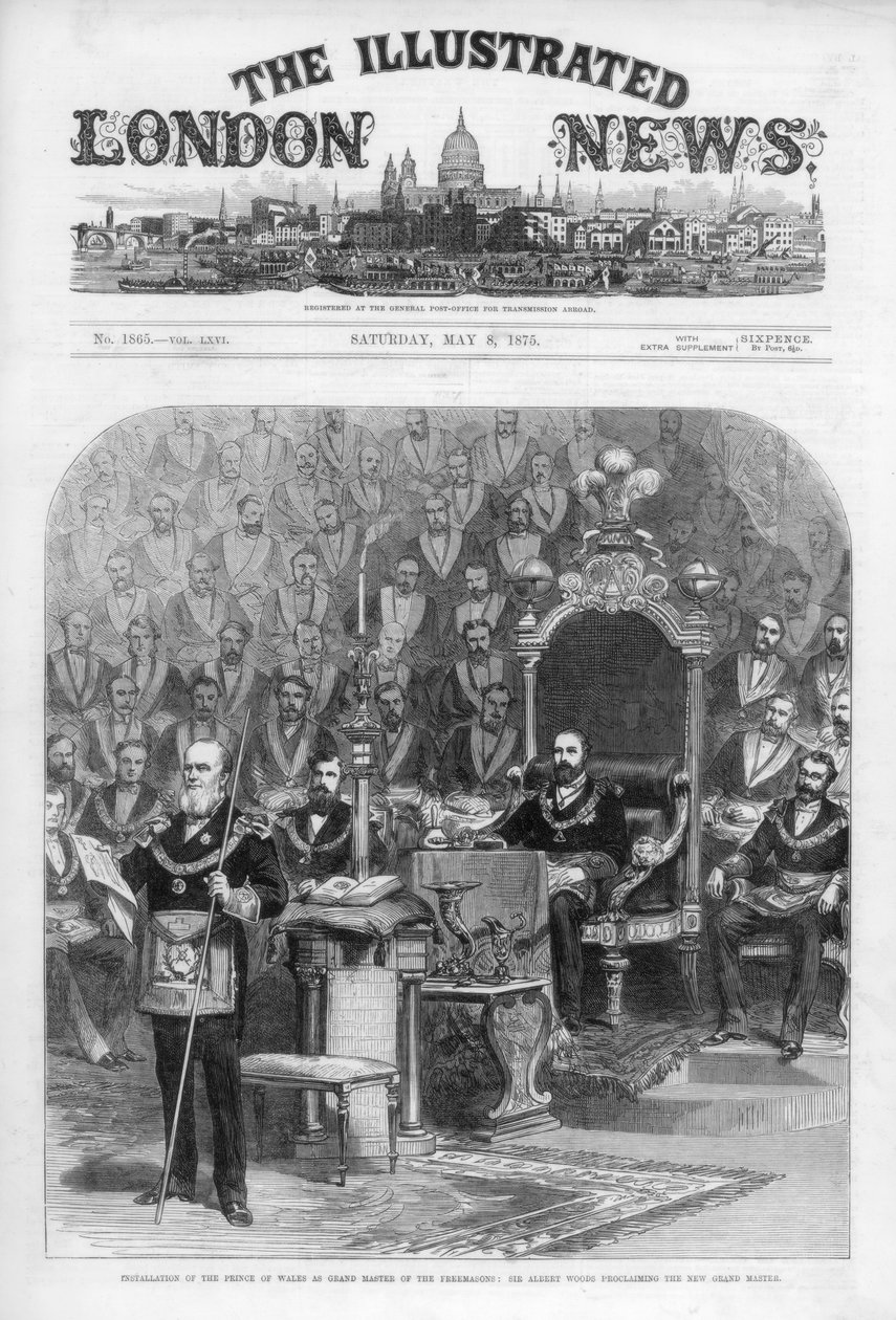 Forsiden af The Illustrated London News, 8. maj 1875 af Unbekannt