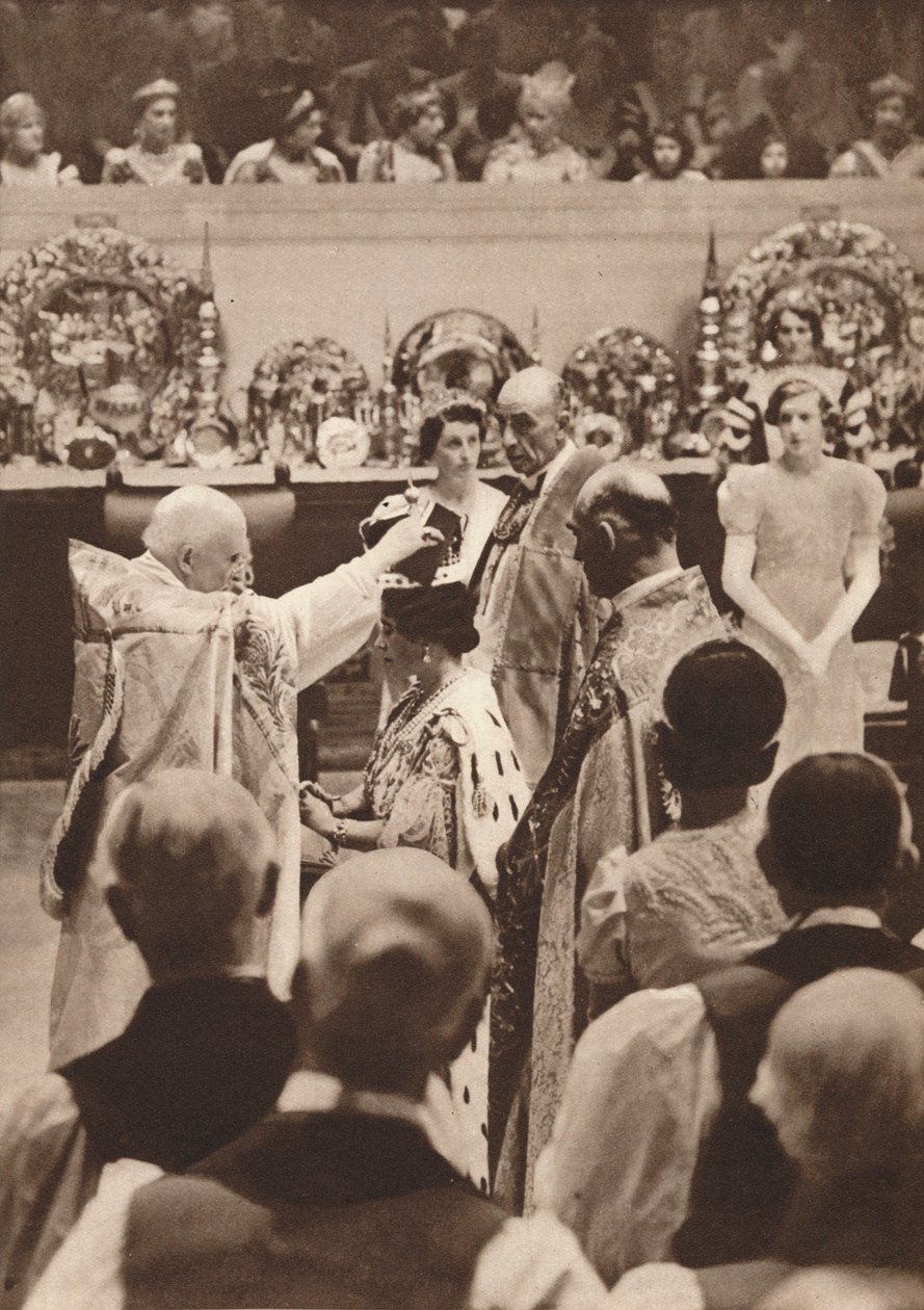 Kroningen af dronning Elizabeth, kone til kong George VI, 1937 af Unbekannt