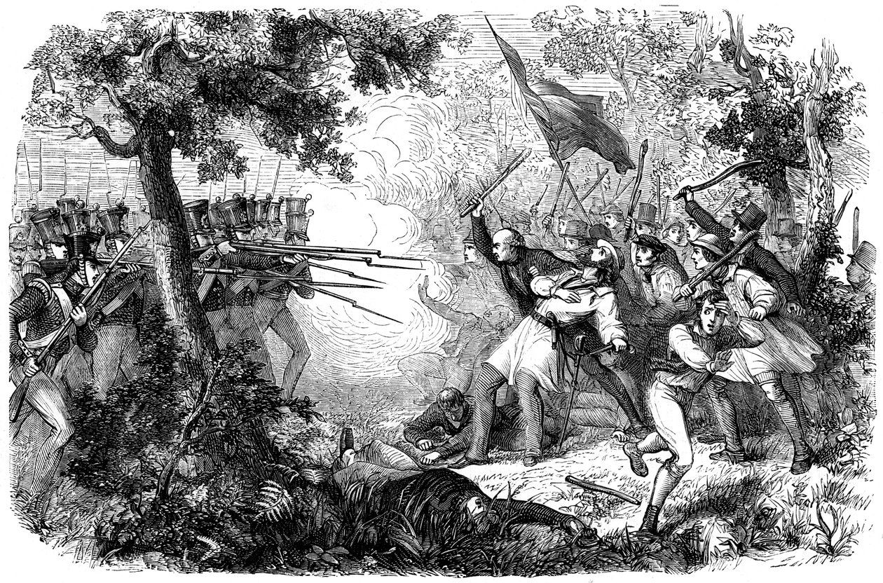 Thoms død, alias Sir William Courtenay, Dunkirk, Kent, 1838 af Unbekannt