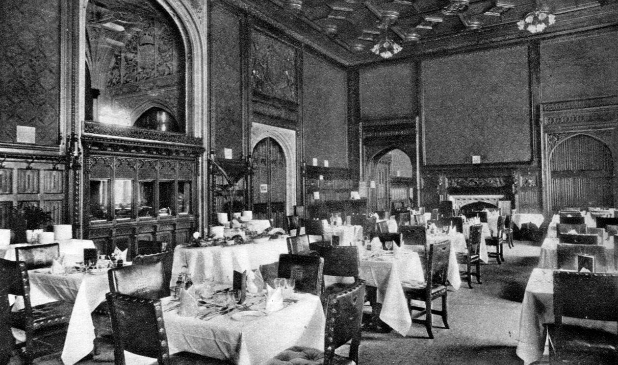 Spisestuen i House of Commons, London, 1926-1927 af Unbekannt