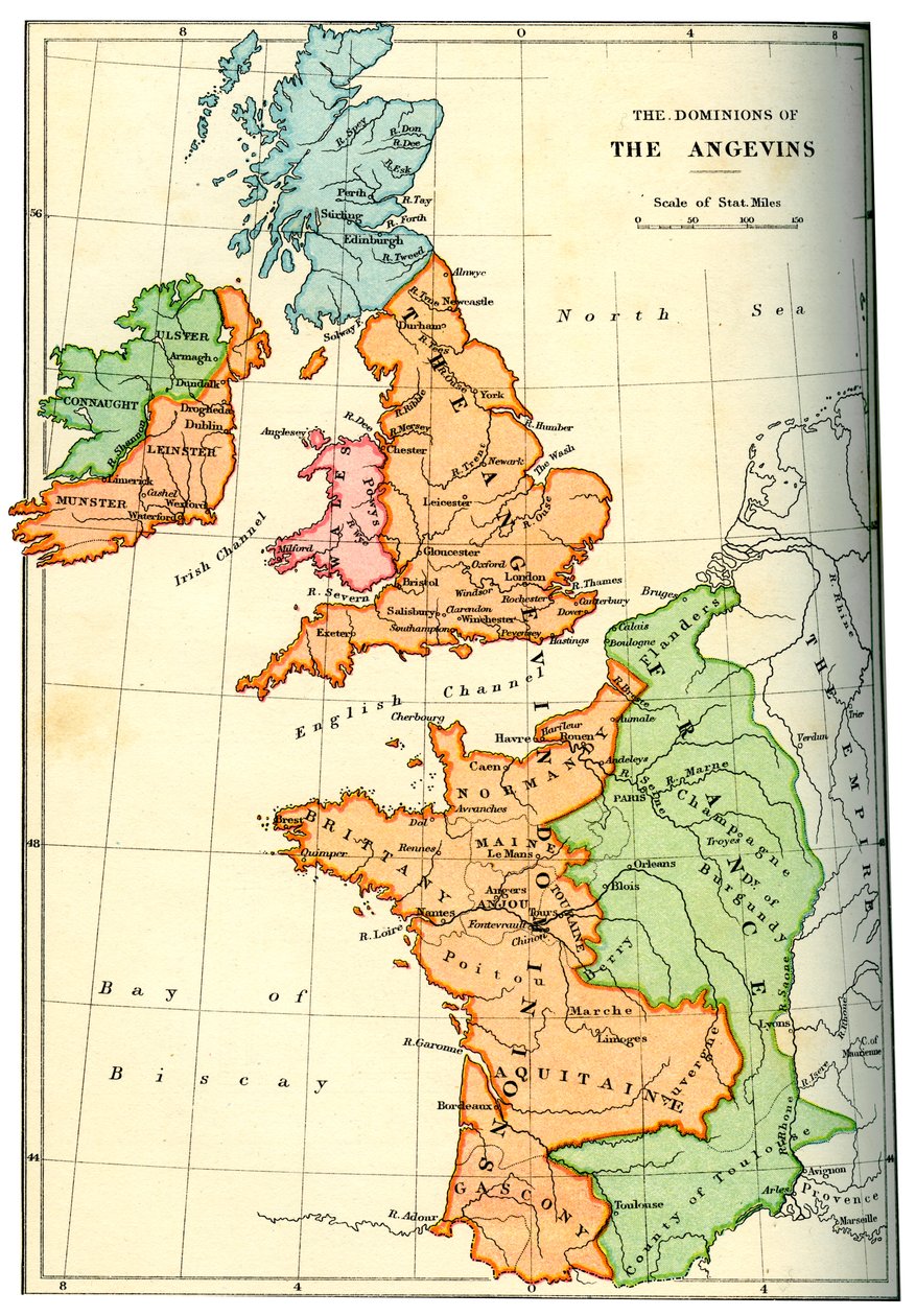 Angevinernes herredømme, 1892 af Unbekannt