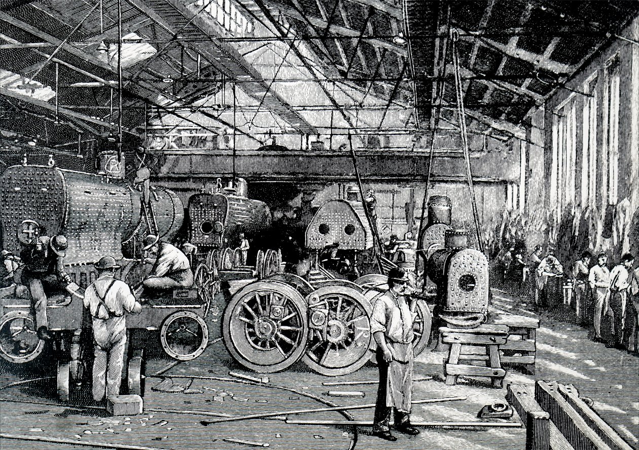 Byggeforretningen for Baldwin Locomotive Works. af Unbekannt