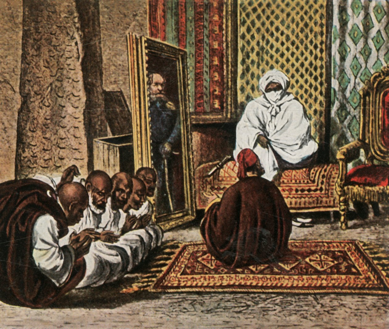 Udforskeren Nachtigal med Sheik Omar af Bornu, 5. juni 1870, 1936. af Unbekannt