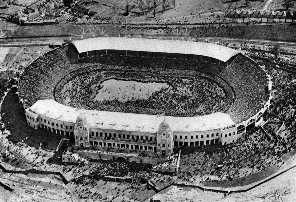 Den første pokalfinale på Wembley Stadium, London, 1923, 1926-1927 af Unbekannt