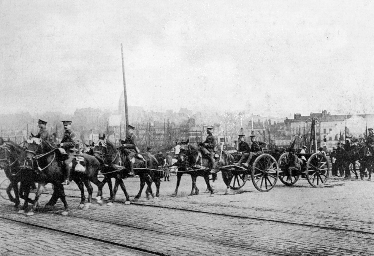 De første enheder af British Expeditionary Force i Boulogne, Nordfrankrig, 1914 1920 af Unbekannt