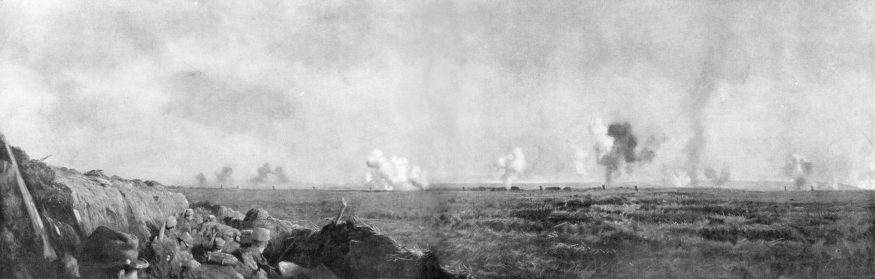 Frontlinjen omkring Aisne, Frankrig, Første Verdenskrig, 1914, 1926 af Unbekannt