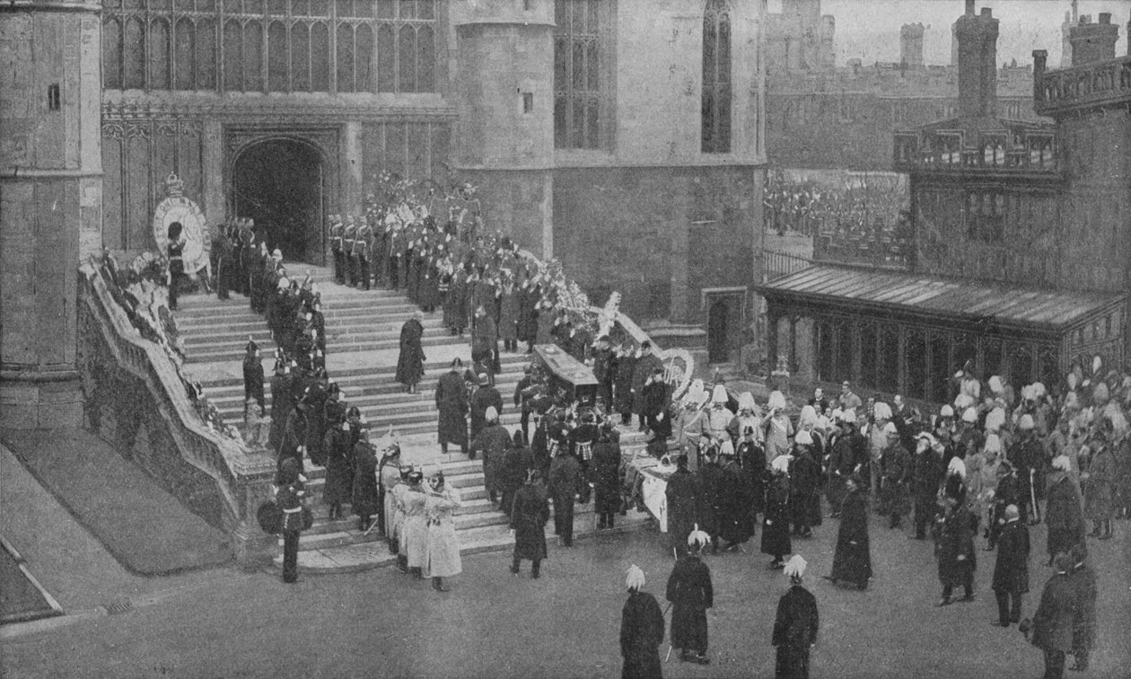 Dronning Victorias begravelse, 1901 1909. af Unbekannt