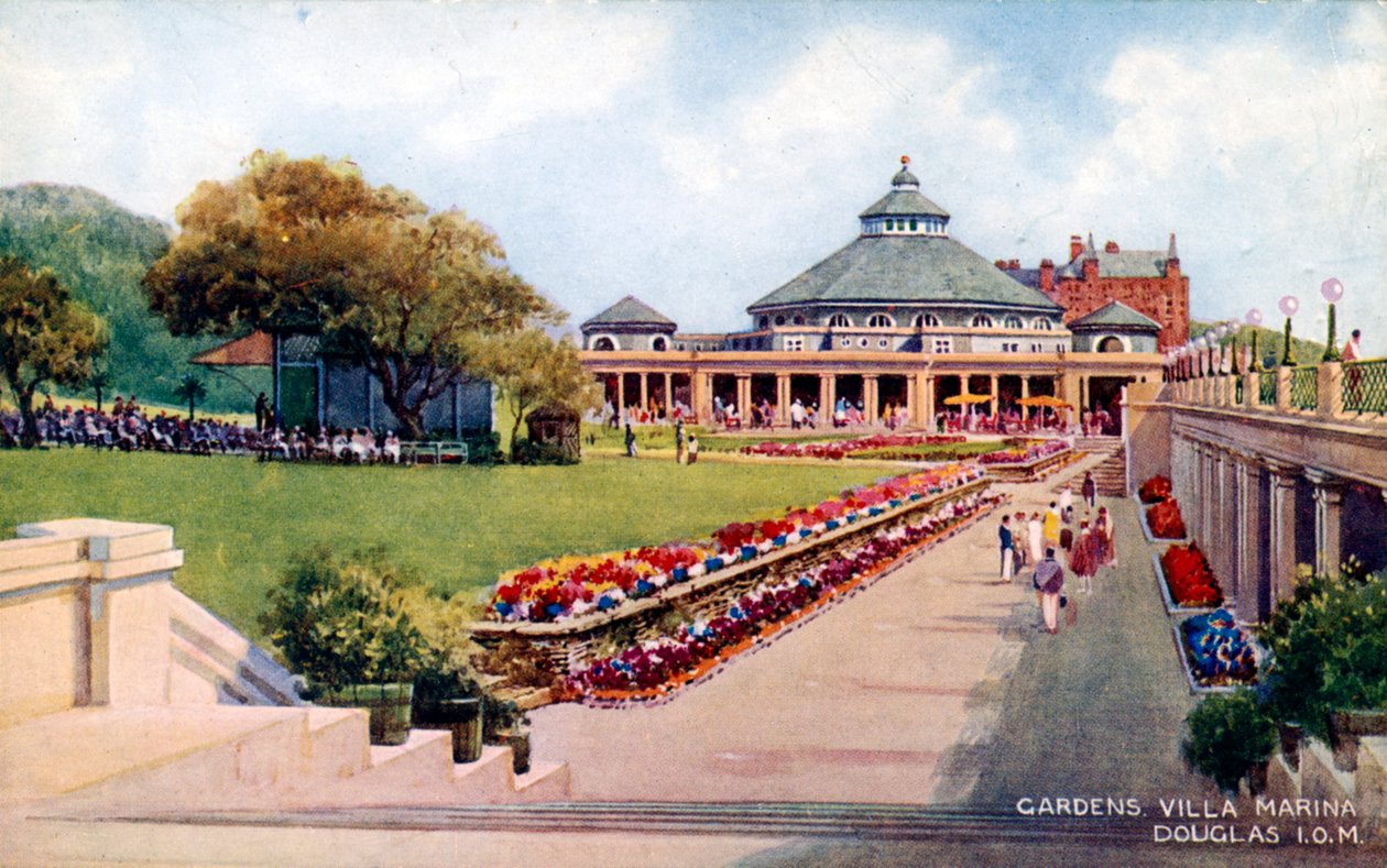 Haverne i Villa Marina, Douglas, Isle of Man, begyndelsen af det 20. århundrede af Unbekannt