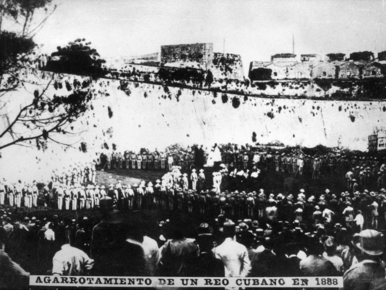 En indsattes garrotte, 1888, 1920