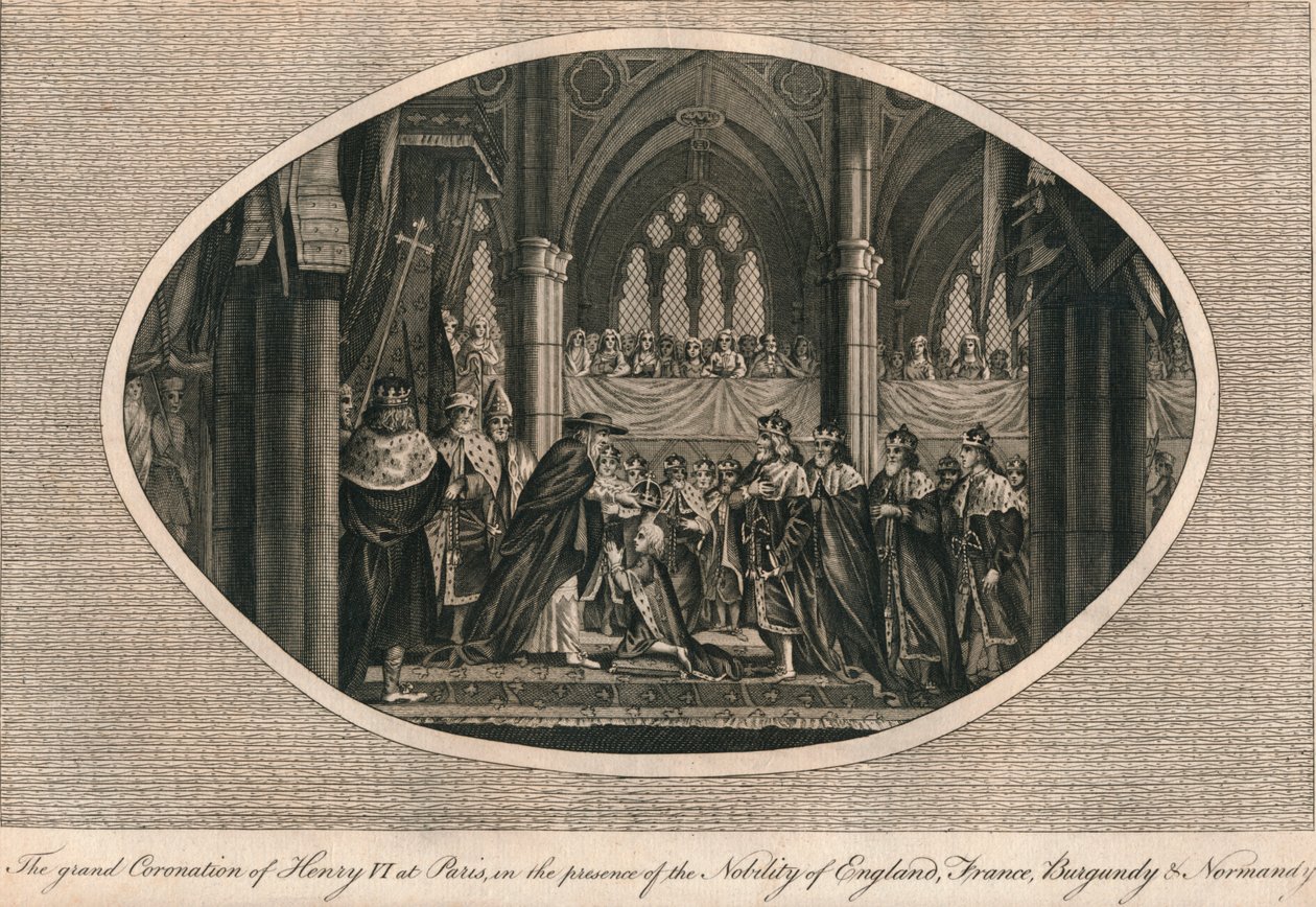 Den store kroning af Henrik VI af England i Paris, 1431 1793 af Unbekannt